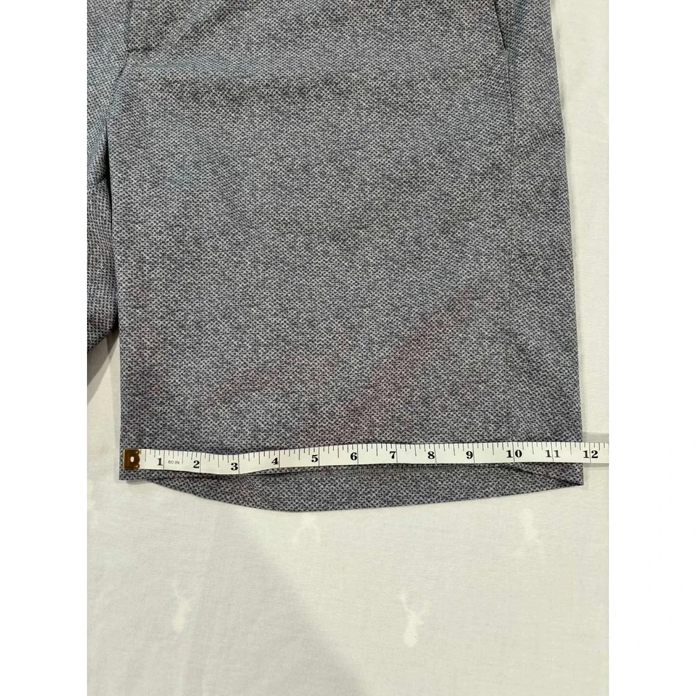 Callaway Golf Shorts Mens 38 Grey Micro‎ Pattern Stretch Performance Flat Front